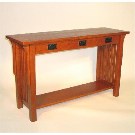 Wayborn Furniture & Access 30H x 50W x 16D Wooden Mission Table 9043